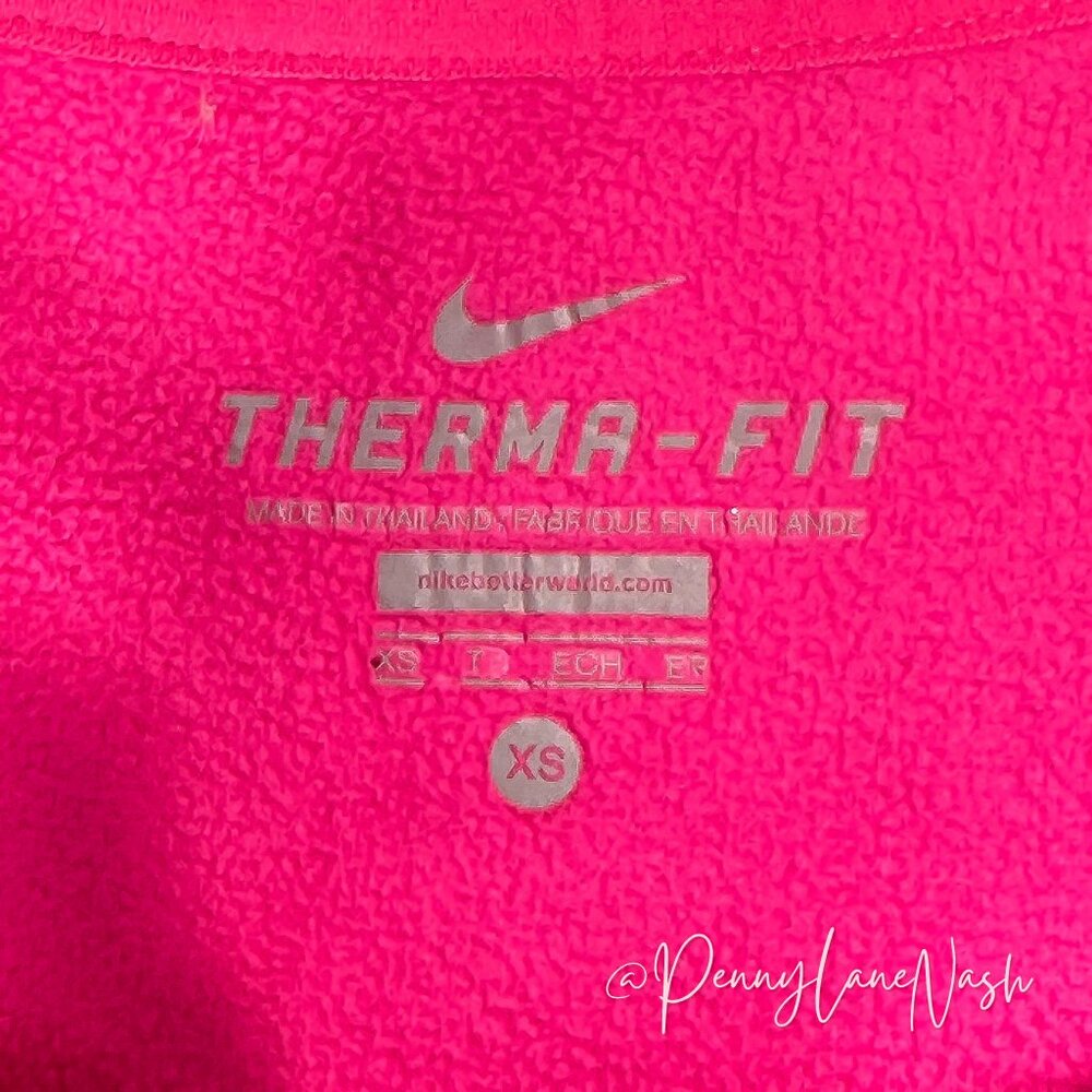 Nike Therma Fit Fleece Pullover Sweatshirt Pink - Picture 3 of 11